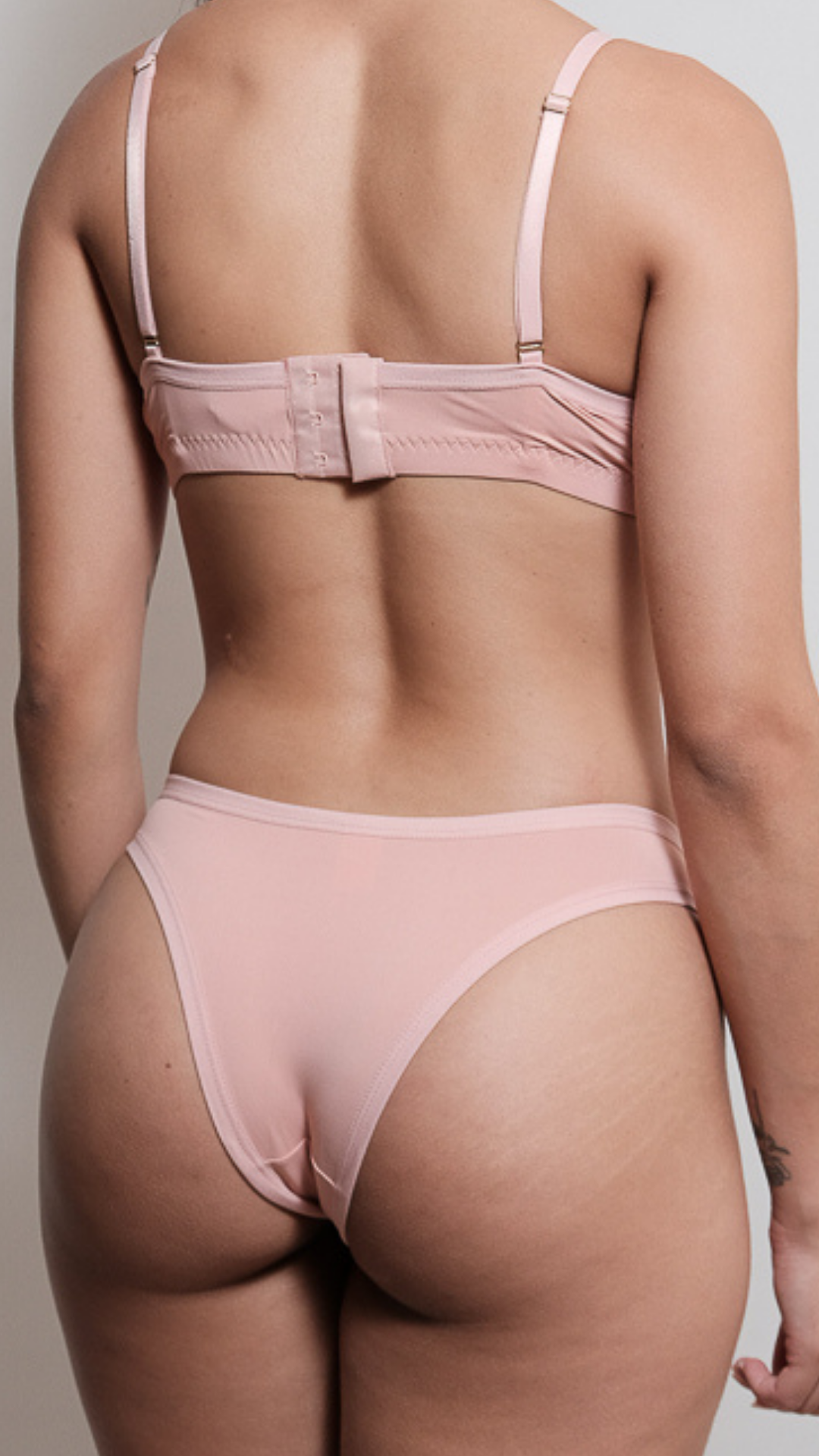 Conjunto Sutiã e Calcinha Biquini Dubali Básico Rose Feminino